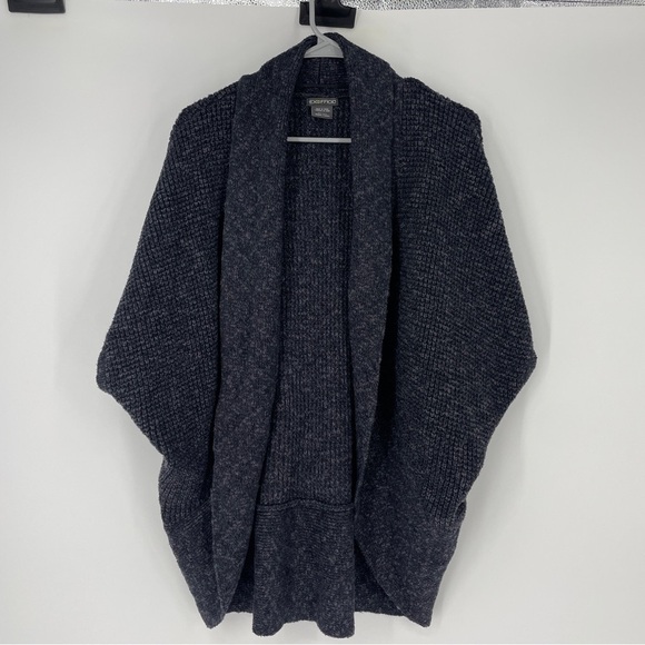 Exofficio Gray Open cardigan Wool blend M/L - Picture 1 of 5